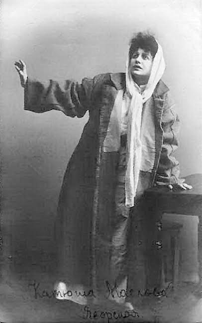 Lydia as Ekaterina in Tolstoys play 'Resurrection'