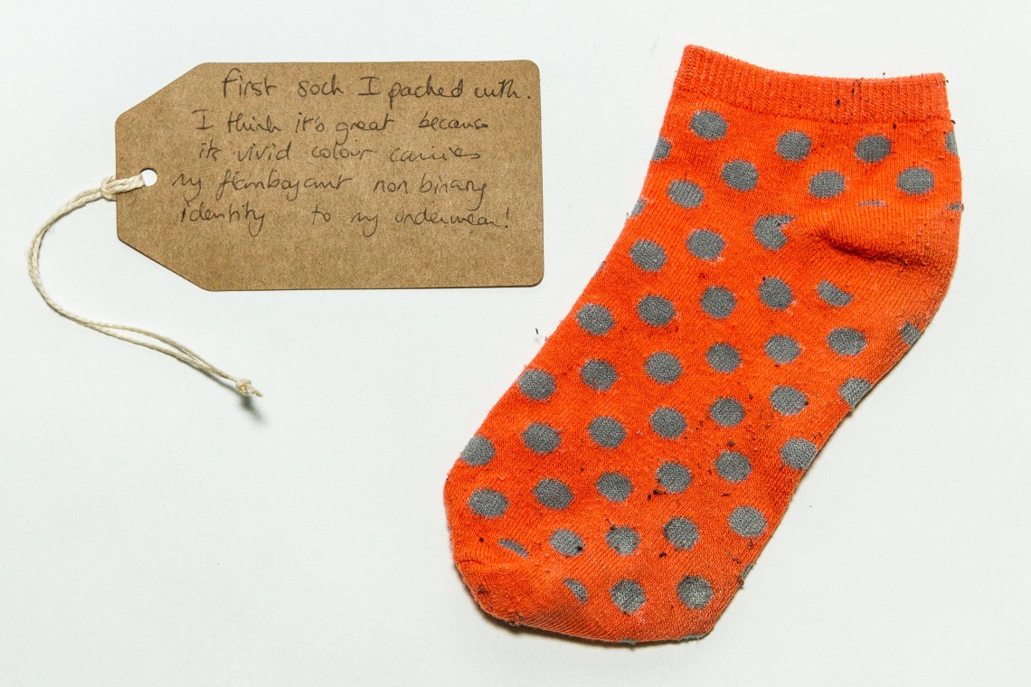 Non-binary packing sock by Katy Davies, (c) Fashion Space Gallery.jpg