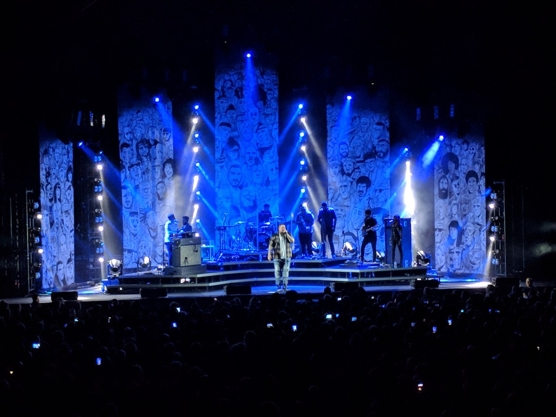 Rag'n'Bone received a warm welcome home from the crowds at the Brighton Centre