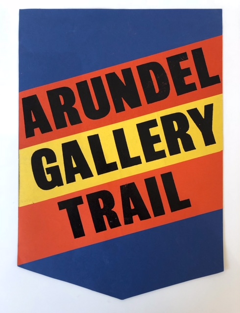 1989 Gallery poster & venue flag